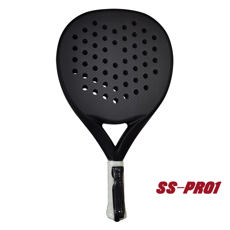 Ronde vorm 3K koolstofvezel padelracket